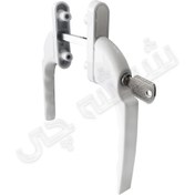 تصویر دستگیره پنجره UPVC دو طرفه کلید دار 
