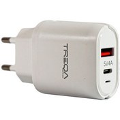 تصویر شارژر دیواری ترکا مدل CH-634 – فست 20 وات (20W) Treqa CH-634 20W Wall Charger