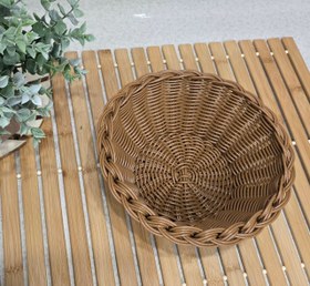 تصویر سبد میوه حصیربافت 