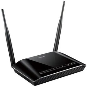 تصویر مودم D-link 2750u Wireless N 300 ADSL2+ Modem Router - مشکی 