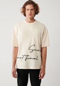 تصویر تیشرت مردانه بژ آوا | A41Y1038 