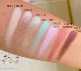 تصویر پلت سایه 14 رنگ توفیسد مدل پروانه ای با جعبه too faced too femme ethereal eyeshadow palette