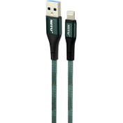 تصویر کابل کوتاه آیفونی فست شارژ Nitu NC34 2.4A 30cm Nitu NC34 2.4A 30cm Lightning Cable