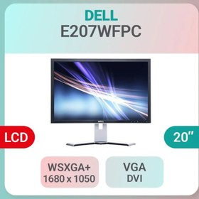 تصویر مانیتور ۲۰ اینچ دل مدل DELL E207WFPC 