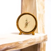 تصویر ساعت رو میزی گرد 