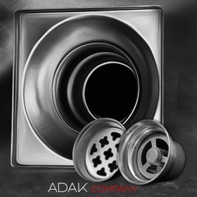 تصویر کفشور آداک استیل مربع کد 201 S 