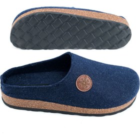 تصویر Kışlık Mantar Taban Ev Bahçe Rahat Taban Erkek Terlik 