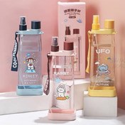 تصویر قمقمه کودکانه مربعی اسپری دار 