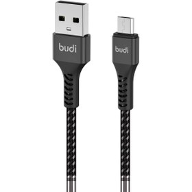 تصویر کابل تبدیل USB-C به microUSB بودی مدل M8J210M-BLK 