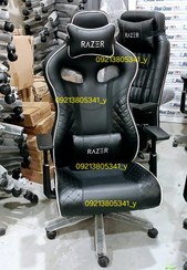 تصویر صندلی گیمینگ ریزر مشکی 