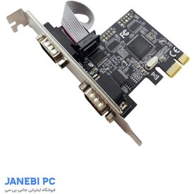 تصویر کارت PCI-E دو پورت RS232 Moschip 
