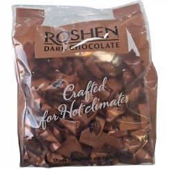 تصویر شکلات پذیرایی روشن Roshen با طعم تلخ Dark Chocolate بسته 600 گرمی 