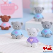 تصویر پاک کن سرمدادی فانتزی طرح خرس ۱ عدد 