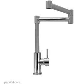 تصویر شیر ظرفشویی قابلمه پرکن بازویی نوبل مدل فونیکس کروم nobel-faucet-phoenix-pot-filler-single-lever-sink-mixer-chrome