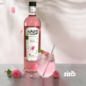 تصویر سیروپ گل رز سی سیب sisib rose syrup
