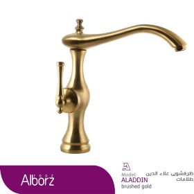 تصویر شیرالات البرز روز مدل علاالدین Alborzrooz gold mate-Alaeddin taps