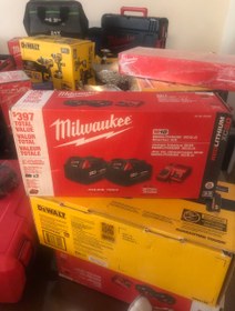 تصویر ست باتری میلواکی XC۵ امپر با شارژر اصلی 