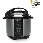 تصویر زودپز برقی ریتال مدل RTP341 ظرفیت ۶ لیتر با بدنه استیل 