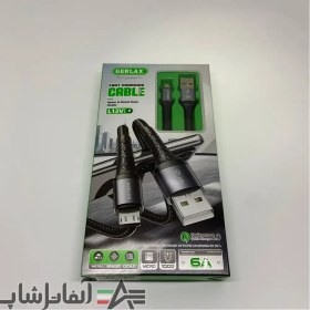 تصویر کابل شارژ میکرو GERLAX مدل L13V 