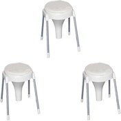 تصویر توالت فرنگی ناصر پلاستیک مدل 950 بسته سه‌عددی 