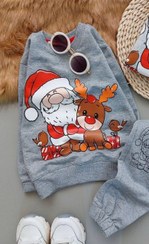 تصویر بلوز شلوار ملانژ یلدایی بابانوئل - 50 