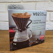 تصویر فیلترV60 بسته ۱٠٠ عددی(02) سفید 