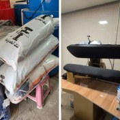 تصویر پنبه آماده اطو پرس خشکشویی 