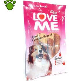 تصویر تشویقی سگ لاو می مدل مرغ و هویج 60 گرم Love Me Carrot & Chicken 60gr