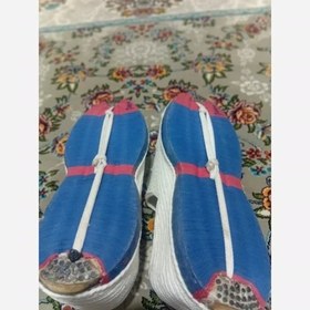 تصویر گیوه سایز 46 زیره آبی و قرمز 