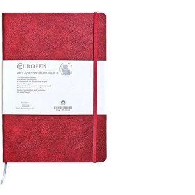 تصویر دفتر نفیس و خط دار مدل NOTEBOOK SOFTCOVER MASTER EUROPEN | NOTE-BOOK | NOTEBOOK SOFTCOVER MASTER
