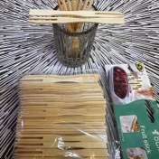 تصویر چوب میوه بامبو 100تایی درجه یک 