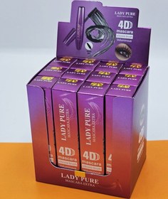 تصویر ریمل پوکه بنفش لیدی پور LADY PURE - 1 LADY PURE purple pumice mascara