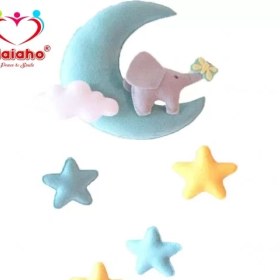 تصویر آویز کودک هیاهو مدل ملونی 