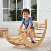 تصویر آرکوپیکلر چوبی چندکاره مناسب کودک ۲ تا ۶ سال 