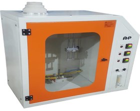 تصویر دستگاه کابین تست شعله اشتعال پذیری مواد پلیمری UL94 UL 94 Flame test chamber UL94