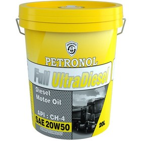 تصویر روغن موتور دیزلی پترونول فول اولترا دیزل 20W50 حجم 20 لیتر Petronol Full Ultra Diesel 20W50 Diesel Oil 20 L