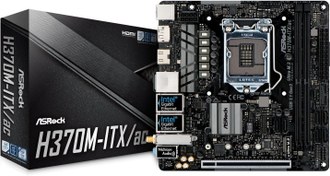 تصویر مادربرد ASRock H370M-ITX / AC LGA1151 / Intel H370 / DDR4 / SATA3 