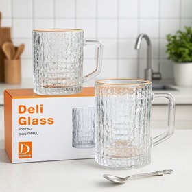 تصویر لیوان دلی چکشی deli glass