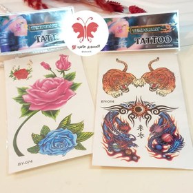 تصویر تتو موقت رنگی 