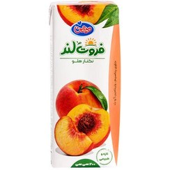 تصویر آبمیوه هلو نکتار میهن حجم ۲۰۰ میلی لیتر 