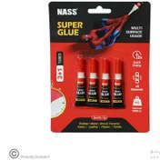 تصویر چسب قطره ای(فوری) 1گرمی بلیستر4عددی ناس کد524006 