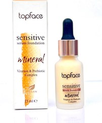 تصویر کرم پودر سرمی 004 تاپ فیس TopFace Sensitive Serum Foundation 004