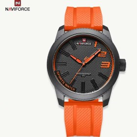 تصویر ساعت مچی مردانه اورجینال نیویفورس بند سیلیکونی در چند رنگبندی مدل NF9202 Men's original Nuiforce wristwatch with silicone strap in multiple colors, model NF9202