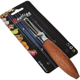 تصویر پوست کن دسته چوبی بدیس 