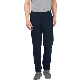 تصویر شلوار ورزشی با طراحی ساده و بند کشی رنگ آبی برند generic Solid Design Drawstring Sweatpants Blue