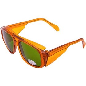 تصویر عینک ایمنی SE2130-G3 پن تایوان (ضد پرتو و لنز تیرگی 3) safety-glasses-SE2130-G3-TAIWAN