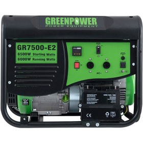 تصویر موتوربرق بنزینیGR7500-E2 گرین پاور 6kw green power gasoline generator gr7500-E2 6kw