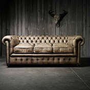 تصویر مبل مدل چستر فیلد چرم طبیعی هیواهوم 