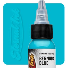 تصویر رنگ تتو اترنال Eternal Bermuda Blue 