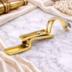 تصویر پایه نگهدارنده چوب پرده مدل قاشقی سقفی 